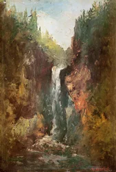 Wasserfall (auch bekannt als La Chute de Conches), 1873